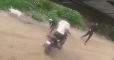 Video: Tres hombres en moto intentaron robar cerdos en Montero